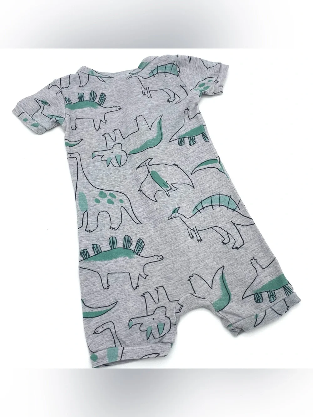 Carter’s Toddler Boy Pajamas Dinosaur Print Snug Fit 100% Cotton Heather Size 4T